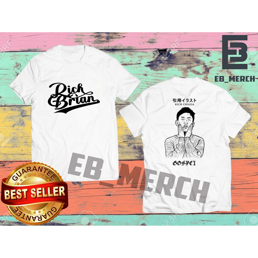 นําเข้าคุณภาพ!!! RICH BRAIN T-SHIRT - RAPPER cool EB_MERCH