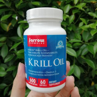 น้ำมันคริลล์ Krill Oil 60 Softgels (Jarrow Formulas®) อุดมด้วยสารอาหาร เสริมสร้างระบบภูมิต้านทานของร่างกาย บำรุงสมอง