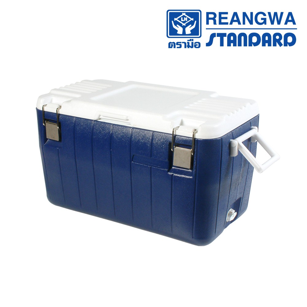 REANGWA STANDARD – SNOWBANK กระติกคูลเลลอร์ มีหูล็อค 40 ลิตร สีน้ำเงิน RW 0317 – โปรปัง