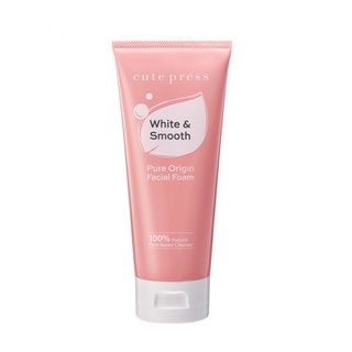 Cute Press Pure Origin Facial Foam 120ml. คิวท์เพรส เพียวออริจิน เฟเชียล โฟม 120มล.