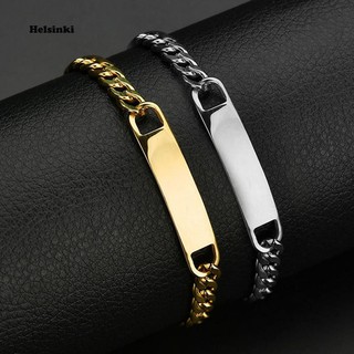 Hel_men Chain สร้อยข้อมือสแตนเลสแฟชั่น