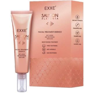 EXXE SALMON PLACENTA FACIAL TREATMENT ESSENCE ANTI-AGING AND WHITENING 30ML ปรับโครงสร้างผิว เพื่อผิวดูเด้งกระชับ