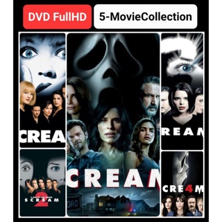 DVD หวีดสุดขีด ครบ 5 ภาค Scream 5-Movie Collection #หนังฝรั่ง #แพ็คสุดคุ้ม (ดูพากย์ไทยได้-ซับไทยได้)