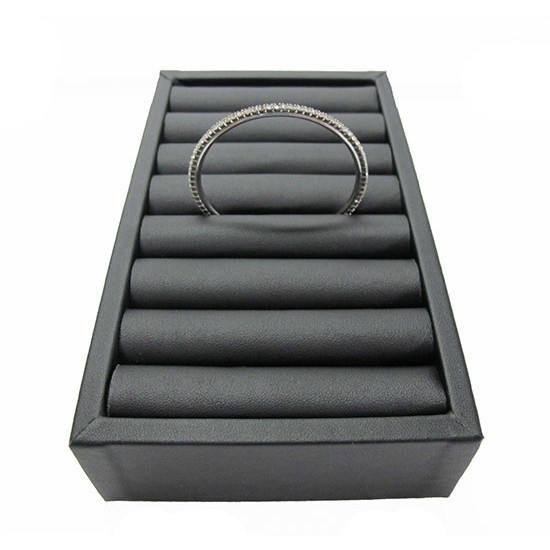 ที่เก็บกำไล แท่นโชว์กำไล / leatherette bangle stand ราคา ถูกที่สุด ดีลบีเคเค แกลเลอรีภาพที่ 2