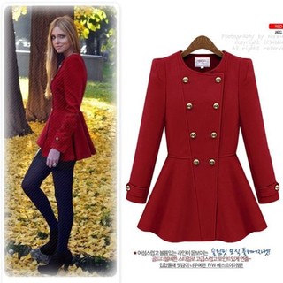 (สินค้าพร้อมส่งค่ะ) เสื้อแฟชั่น coat เกาหลี ตัวยาว แขนยาว