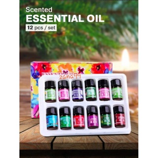 Essential Oil /ชุดน้ำมันหอมระเหยกลิ่น 12 ชิ้น