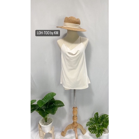 LOH-TOO เสื้อสายเดี่ยวคอย้อย พร้อมส่ง