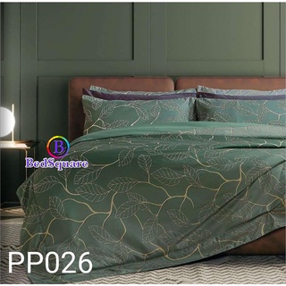 Satin Plus ชุดผ้าปูที่นอน (ไม่รวมผ้านวม) Satin Plus ชุดเครื่องนอน พิมพ์ลาย PP026 ลิขสิทธิ์แท้