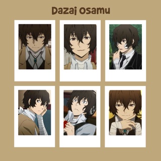 โปสการ์ดรูปภาพโพลารอยด์ อนิเมะ Bungou Stray Dogs Dazai Osamu Atsushi Chuuya nakahara Akutagawa Ranpo edogawa BSD