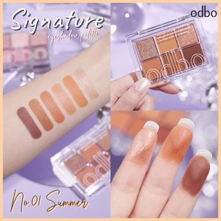 OD276 ODBO SIGNATURE EYESHADOW PALETTE โอดีบีโอ อายแชโดว์ ซิกเนเจอร์ พาเลท