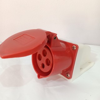 พาวเวอร์ปลั๊ก ตัวเมีย ลอยติดผนัง รุ่น ZD-124 32A