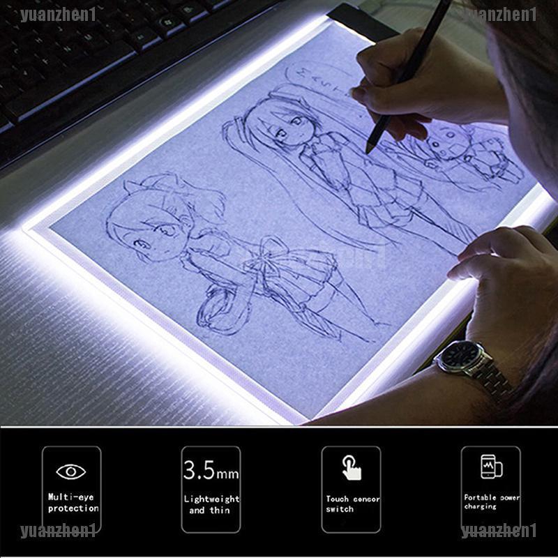 A3 Super Thin LED Drawing Copy Tracing Light Box Track Light 10 Papers LED A3 Light Box Display Pad Drawing Board Stencil Artist Art Tracing Tatto Table 