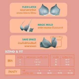 Wacoal Mood New Travel Bra บราม้วนได้ ไร้โครง รุ่น MM1E36 สีดำ (BL)