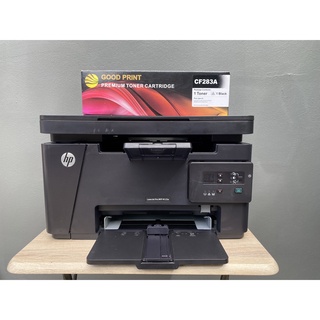 ปริ้นเตอร์มือสอง HP LASERJET PRO M125a + หมึก 283A หมึกใหม่ ส่งฟรี รับประกัน 3เดือน พร้อมใช้งาน สภาพสวย อุปกรณ์ครบ