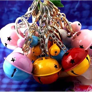 (พร้อมส่ง)พวงกุญแจ กระดิ่ง กระพรวน กระพรวนหลากสี