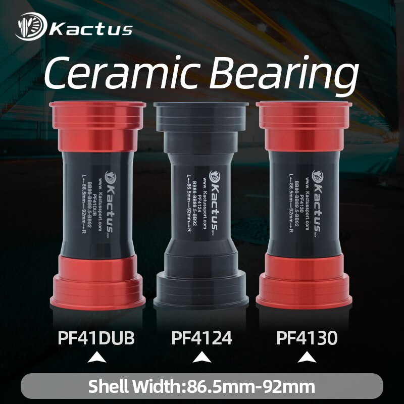 Pf4124 BB86 92 Pressfit PF30 BB30 จักรยานวงเล็บด้านล่างแบริ่งเซรามิก 386EVO DUB CRANKSET ADAPTER Roa