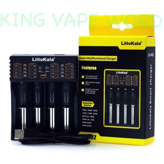 เครื่องชาร์จ LiitoKala Lii-402 เครื่องชาร์จถ่าน Li-Ion 18650 18350 16340 14500 26650