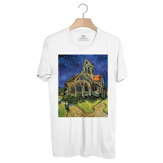 BP702 เสื้อยืด The Church at Auvers