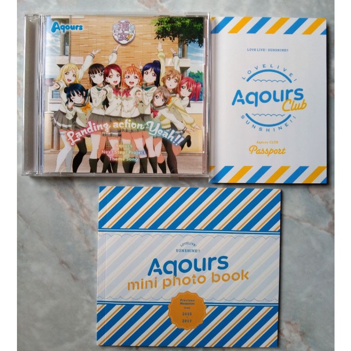📦💿 BOX SET CD AQOURS : LOVELY AQOURS CLUB SUNSHINE 🌞 + PASSPORT และ📸 MINI PHOTO BOOK และ 📌ยังมี PIN 