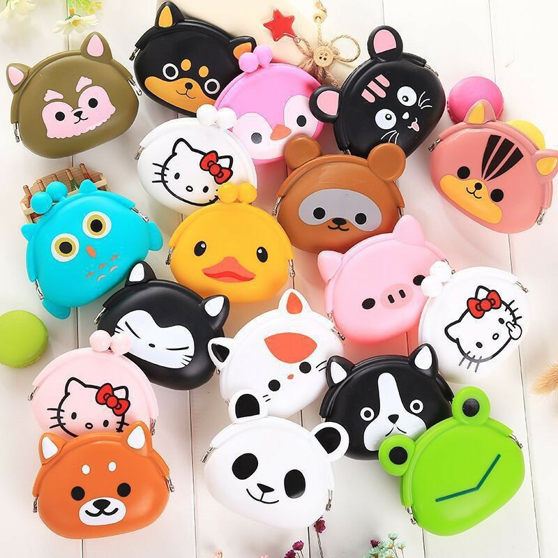 CHARACTER SILICONE COIN WALLET กระเป๋าสตางค์ผู้หญิง COIN MINI COIN WALLET