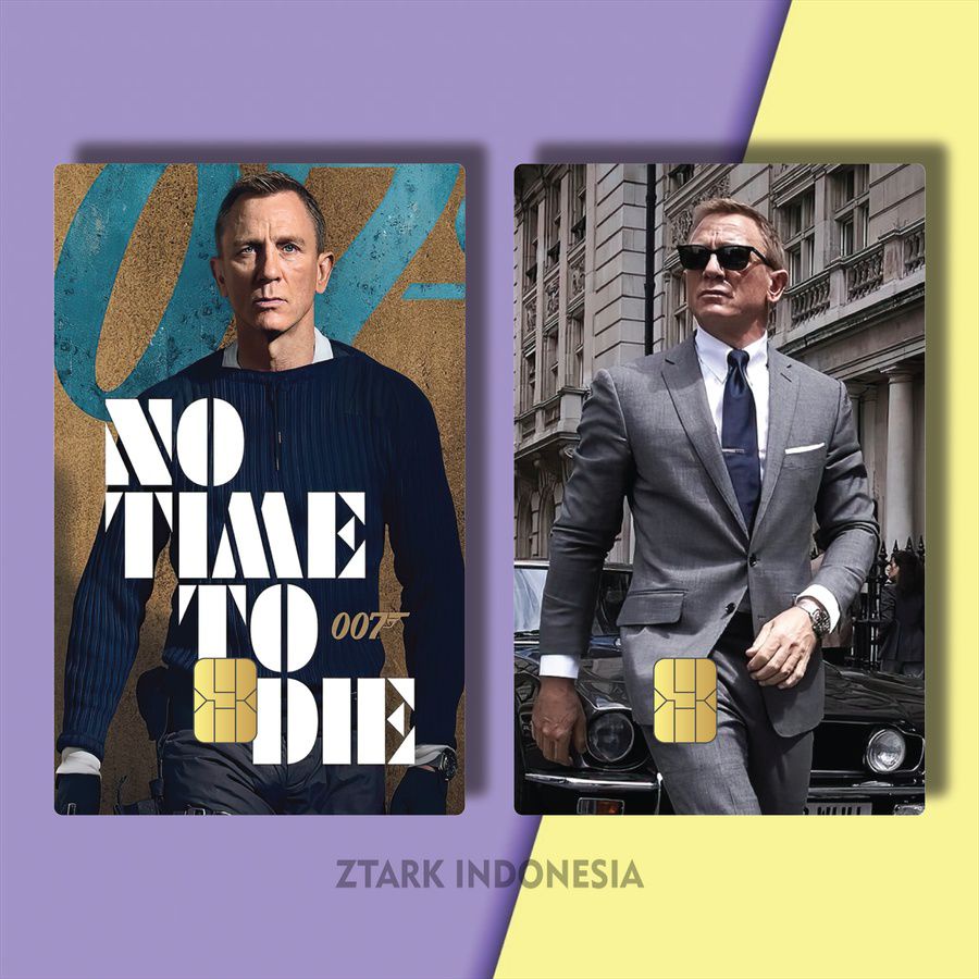 ผิว ATM CUSTOM MOVIES JAMES BOND NO TIME TO DIE NLXFZ/HF76Q / POPULAR CARD STICKER สําหรับ JAMES BON
