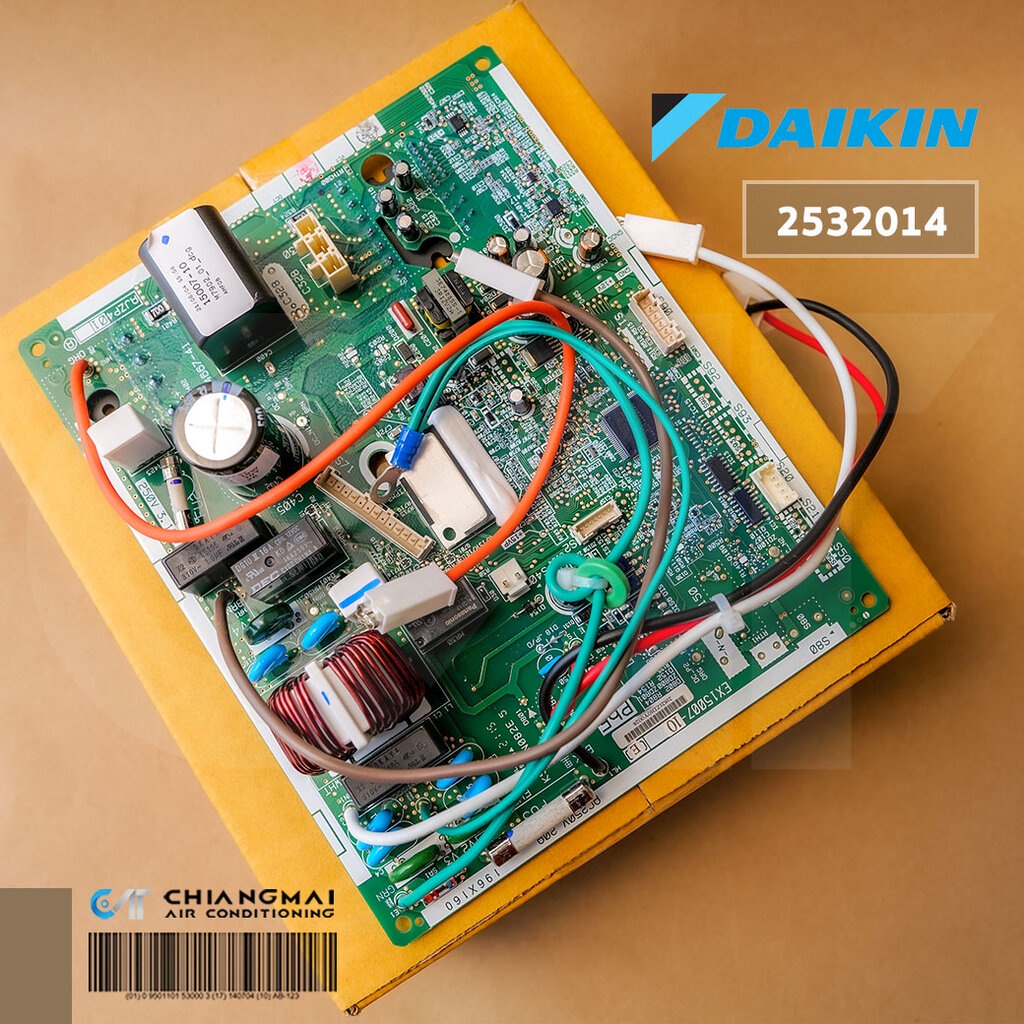 2532014 (4023179) แผงวงจรแอร์ Daikin แผงบอร์ดแอร์ไดกิ้น แผงบอร์ดคอยล์ร้อน รุ่น RKQ12TV2S, RKF12UV2S,