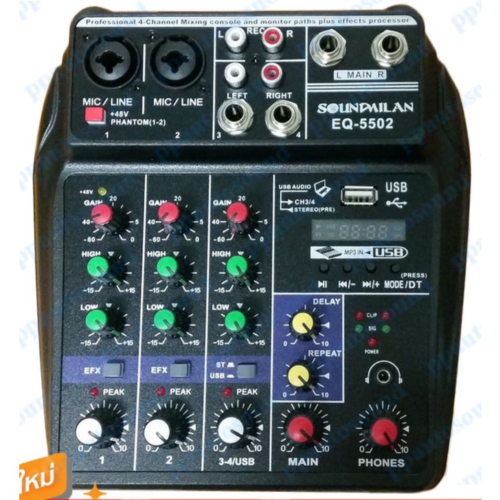 soundmilan EQ- 5502 ตัวปรับแต่งเสียงขนาดจิ๋ว