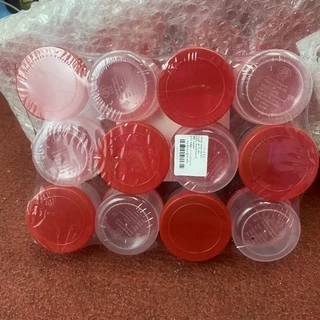 มีราคาส่ง (1 แพ็ค 12 ชิ้น) กระปุกฝาแดงเล็ก นิยมใส่น้ำพริก ใส่แจ่วบอง