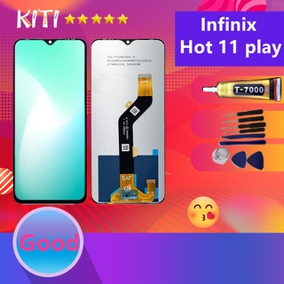 For หน้าจอ Lcd Infinix Hot 11 Play งานแท้ จอชุด จอพร้อมทัชสกรีน จอ+ทัช Lcd Display อะไหล่มือถือ Hot 11 Play