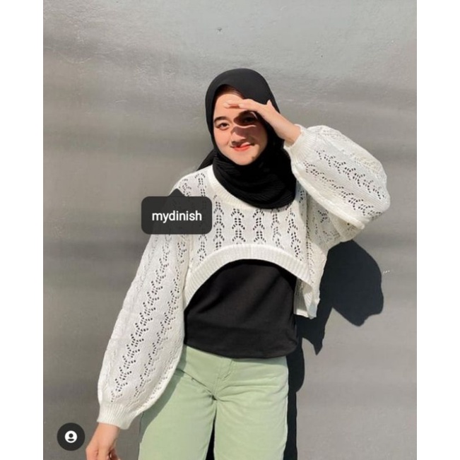 Milka Balloon Outer Women Crop