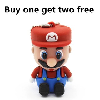 2TB แฟลชไดรฟ์ เพ็นไดรฟ์ usb 2.0 ลายการ์ตูน Super Mario แฟชั่นใหม่ 8GB 16GB 32GB 64GB 128GB