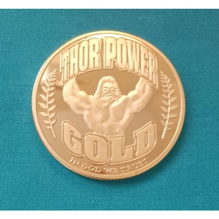 เหรียญ THOR POWER สีทอง