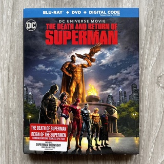 📀Blu-ray แผ่นบลูเรย์ การ์ตูน The Death And Return of Superman - DC Universe Movie(แผ่นแท้ มือ 1 จาก US)