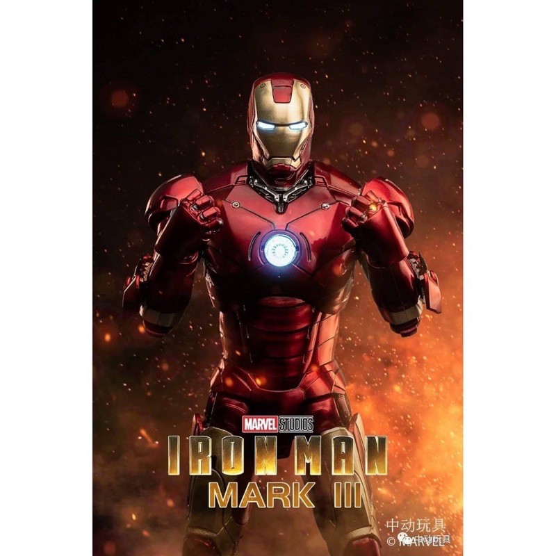 (แท้original) ZD toys Ironman MK 3 Light ver. มีไฟ!!!