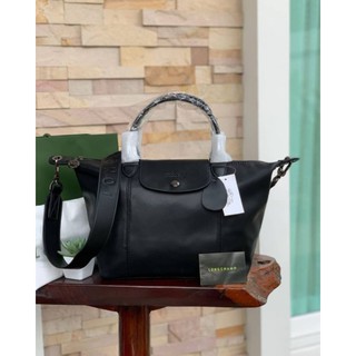 Longchamp LE PLIAGE CUIRTOP HANDLE BAG S