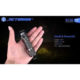 ไฟฉาย JETBEAM EC26 EDC สินค้าตัวแทนในไทยประกันซ่อมสามปี