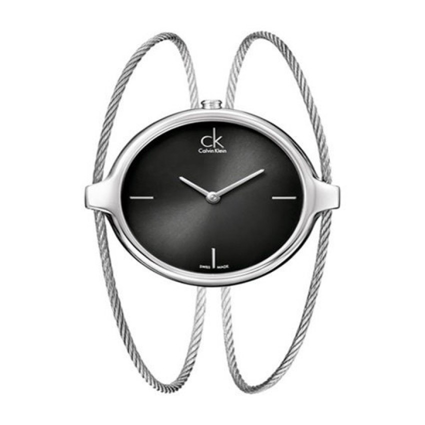 Calvin Klein นาฬิกาข้อมือผู้หญิง สีเงิน สายสแตนเลส รุ่น K2Z2M111