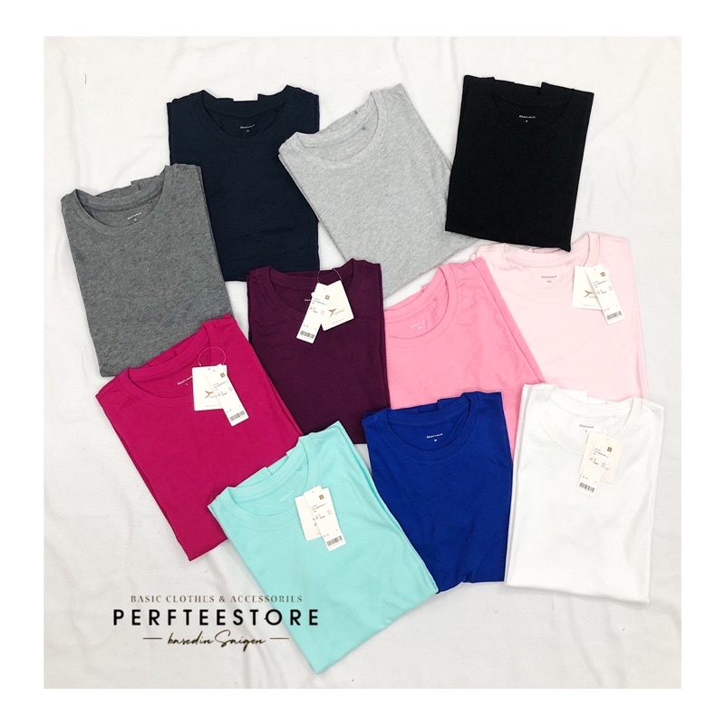 เสื้อยืดคอกลมธรรมดาเข้ารูป Lativ สําหรับผู้หญิง สินค้า surplus • Perftee Store