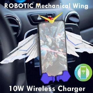 (ของขวัญปีใหม่) แท่นชาร์จไร้สาย ROBOTIC Mechanical Wing Wireless Charger