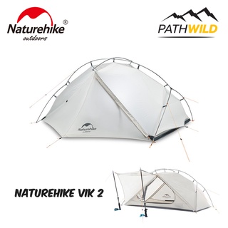 เต็นท์น้ำหนักเบา สำหรับ1-2 คน NATUREHIKE TENT VIK 2 กางง่าย เบามาก กันน้ำ กันฝนได้ดี เหมาะกับการ Backpack