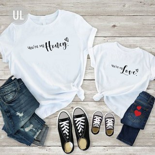 เสื้อคู่น่ารัก เสื้อคู่รักพร้อมส่ง Youre my Love l Honey C153 ตัวละ