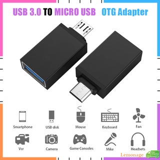 【ซื้อ 5 แถม 1】อะแดปเตอร์เชื่อมต่อ OTG USB เป็น Micro USB OTG สําหรับโทรศัพท์ คอมพิวเตอร์ ดิสก์ U