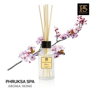 PHRUKSA SPA ก้านไม้หอมปรับอากาศ กลิ่นซากุระ 30 มล. (Reed Diffuser Japanese Blossom)แถมฟรี! ก้านไม้หวาย