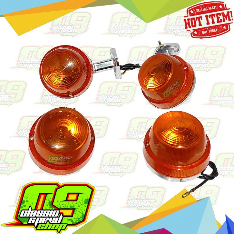 ไฟเลี้ยวHonda C70 Mica Glass Temple osk/SEIN FRONT REAR C70 OSK