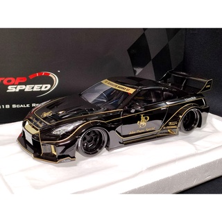 โมเดลรถR35 1/18 โมเดลรถGTR โมเดลรถNissanGTR โมเดลรถ Nissan GTR jps Top speed tsm ts0336 1:18 ราคาโมเดลรถของขวัญ