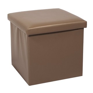  เก้าอี้สตูลเก็บของได้ รุ่น AIME OT00583-BN ขนาด 38 x 38 x 37 ซม. สีน้ำตาล  Storage Stool AIME OT00583-BN Size 38 x 38 x