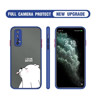 สําหรับ Realme 7 X7 Pro 4G/5G 7I C17 Narzo 20 Proเคสโทรศัพท์มือถือลายการ์ตูนหมีสีขาว