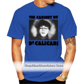 พิมพ์ลายวินเทจใหม่ เสื้อยืด พิมพ์ลายโปสเตอร์ The Cabinet Of Dr Caligari V5 White 5 Bbjimn28Dhjgah48