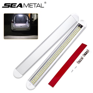 SEAMETAL หลอดไฟ LED 120 ดวง สีขาวสว่าง 12V-58V สําหรับติดตกแต่งภายในรถยนต์ รถตู้ รถบรรทุก เรือ ตั้งแคมป์