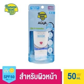 แหล่งขายและราคาBanana Boat  Aqua Long Wearing Moisture UV Protection Sunscreen Lotion SPF50+ PA++++ (50 ml.) SFL21อาจถูกใจคุณ